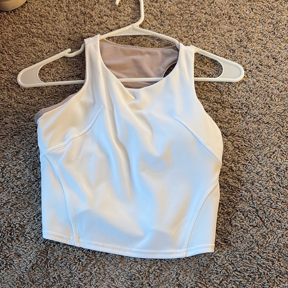 Lululemon white tank top